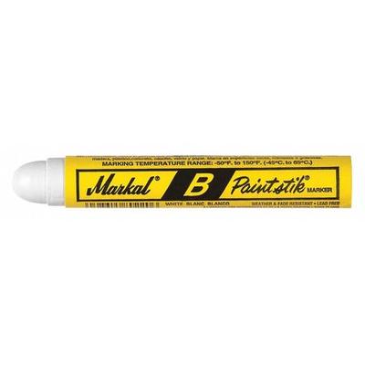 MARKAL 80220 Paint Crayon, Large Tip, White Color Family, 12 PK