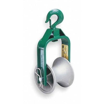 GREENLEE 653 Cable Puller Sheave,Hook Type,24 In