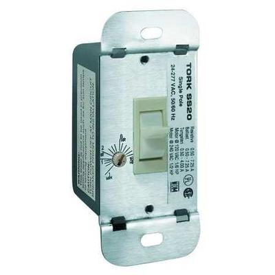 TORK SS20F Timer,Max18 Hrs,24-277V,7.25A,Wall Sw,WH