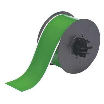 BRADY B30C-2250-595-GN Tape, Green, Labels/Roll: Continuous
