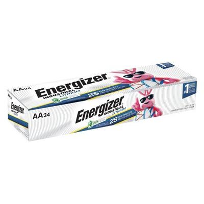 ENERGIZER LN91 Industrial Lithium AA Lithium Battery, 1.5V DC, 24 Pack