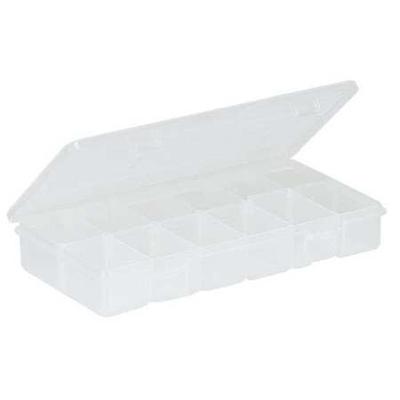 PLANO 3455-00 Adjustable Compartment Box with 6 to 12 compartments, Plastic, 1