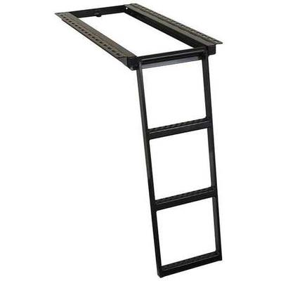BUYERS PRODUCTS 5233000 Black Powder Coated Steel Retractable Truck Steps