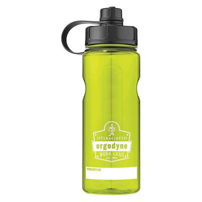 CHILL-ITS BY ERGODYNE 5151 Water Bottle,1L,Green,BPA Free