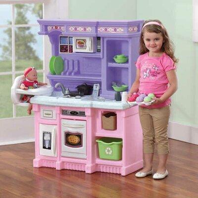 Step2 kids Little Bakers Play Kitchen Set Plastic in Green/Indigo/Pink | 41.5 H x 28 W x 14 D in | Wayfair 825100