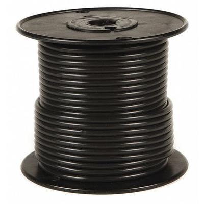 GROTE 87-9002 18 AWG 1 Conductor Stranded Primary Wire 100 ft. BK