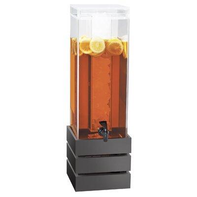 Cal-Mil 3 Gal Crate 384 Oz. Beverage Dispenser Plastic/Acrylic in Black | 25.5 H x 8 W in | Wayfair 3301-3-96
