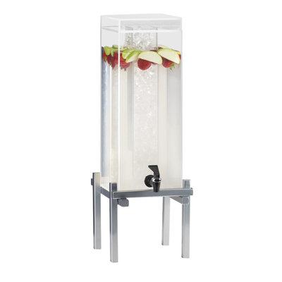 Cal-Mil One by One Beverage Dispenser Plastic/Acrylic in Gray, Size 25.5 H x 10.25 W in | Wayfair 1132-3-74