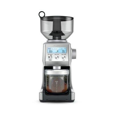 Breville The Smart Pro Electric Burr Coffee Grinder in Gray, Size 15.25 H x 6.25 W x 10.9 D in | Wayfair BCG820BSS