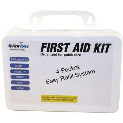 FIRST VOICE ANSI-10P Bulk First Aid kit, Plastic, 10 Person