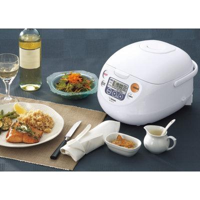Zojirushi Micom Rice Cooker & Warmer, Cool White Plastic | 8.63 H x 10 W x 13.25 D in | Wayfair NS-WAC10WD