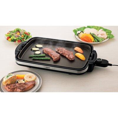 Zojirushi Gourmet Sizzler® Electric Griddle, Stainless Brown Cast Iron/Ceramic in Gray, Size 4.38 H x 15.0 D in | Wayfair EA-DCC10XJ