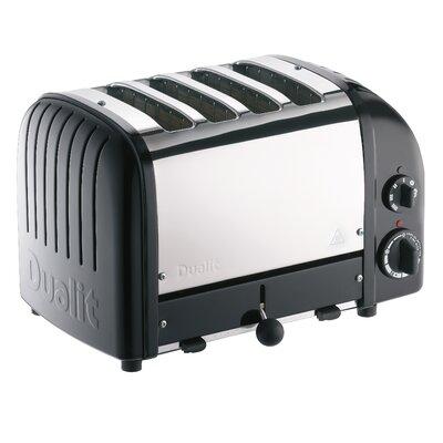 Dualit 4 Slice NewGen Toaster in Black, Size 8.6 H x 14.1 W x 8.2 D in | Wayfair 47155