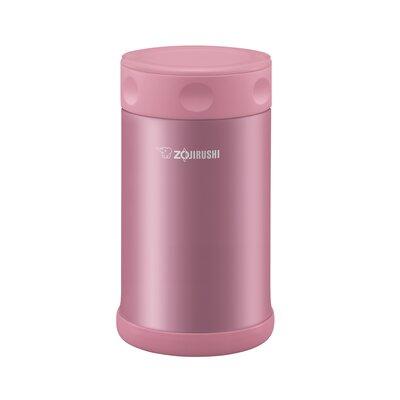 Zojirushi Stainless Steel 25 Oz. Food Jar Metal in Pink | 7.25 H x 4 W x 4 D in | Wayfair SW-FCE75PS