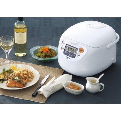 Zojirushi Micom Rice Cooker & Warmer, Cool White Plastic | 9.88 H x 11 W x 14.38 D in | Wayfair NS-WAC18WD