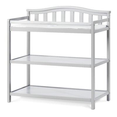 Camden Child Craft Arch Top Changing Table w/ Pad Wood in Gray | 38 H x 37.2 W x 19.38 D in | Wayfair F01216.87