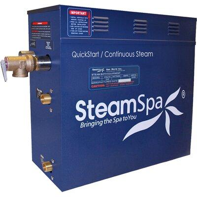 Steam Spa Indulgence 9 kW QuickStart Steam Bath Generator Package w/ Built-in Auto Drain in Brown, Size 14.5 H x 16.0 W x 6.5 D in | Wayfair