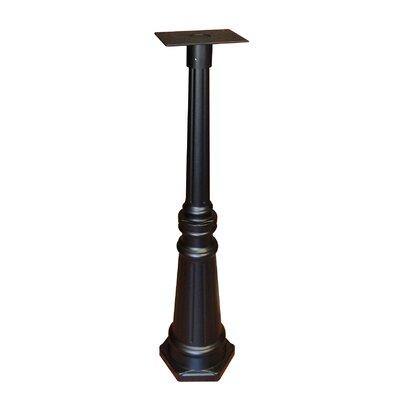 Special Lite Products 42  H Surface Mount Decorative Post Aluminum in Brown | 42 H x 12 W x 12 D in | Wayfair SPK-591-ORB
