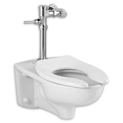 American Standard Afwall 1.1 GPF Elongated Flushometer Toilet (Seat Not Included) in White | 26.63 H x 14 W x 26 D in | Wayfair 2859111.020