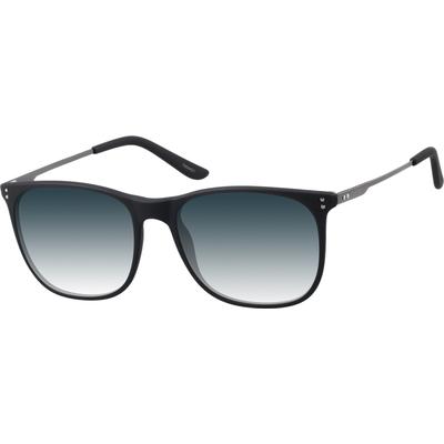 Zenni Square Rx Sunglasses Black Tortoiseshell Mixed Full Rim Frame