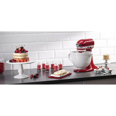 KitchenAid® KitchenAid Stand Mixer Bowl Glass in White | 10.9 H x 12.4 W in | Wayfair KSM2CB5LW