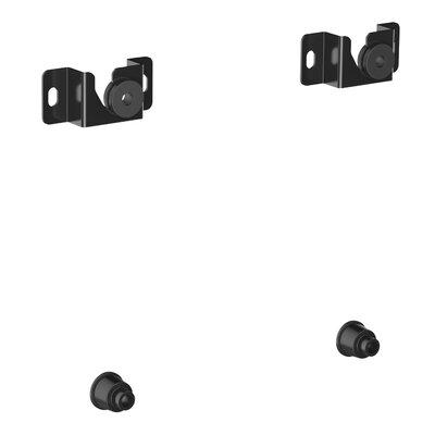 Emerald Fixed Wall Mount Holds up to 132 lbs in Black | 7 H x 5.5 W x 1.5 D in | Wayfair GF-P1124-1094