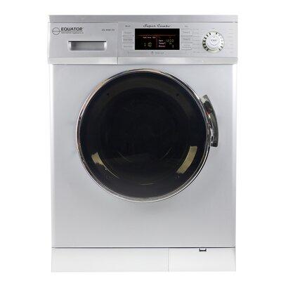 Equator All-in-One Vented/Ventless Washer-Dryer 1.57cf/13lb 1200 RPM 110V in Gray | 33.5 H x 23.5 W x 22 D in | Wayfair EZ 4400 CV Silver