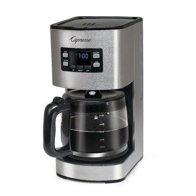 Capresso SG300 12-Cup Coffee Maker w/ Glass Carafe Stainless Steel in Black/Gray | 13.25 H x 9 W x 6.75 D in | Wayfair 434.05