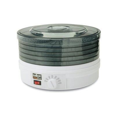 Salton 5 Tray Food Dehydrator in Gray/White | 8.5 H x 13.5 W x 12.8 D in | Wayfair DH1454