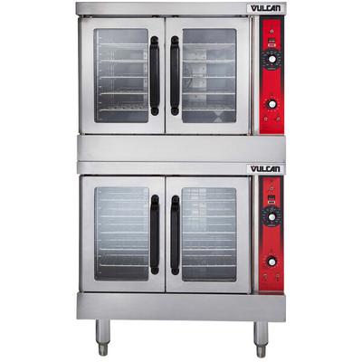 Vulcan VC44ED-208/3 Double Deck Full Size Electric Convection Oven - 208V, Field Convertible, 25 kW