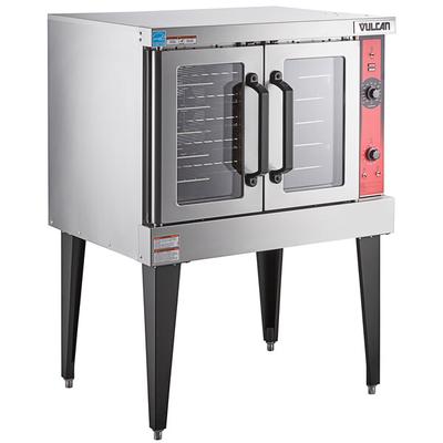 Vulcan VC4ED-12D1 Single Deck Full Size Electric Convection Oven - 240V, Field Convertible, 12.5 kW