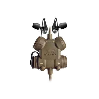 "Silynx Clarus XPR Fixed Headset w/ CA0128-09 adaptor cable Tan CXPRFH-D-001"