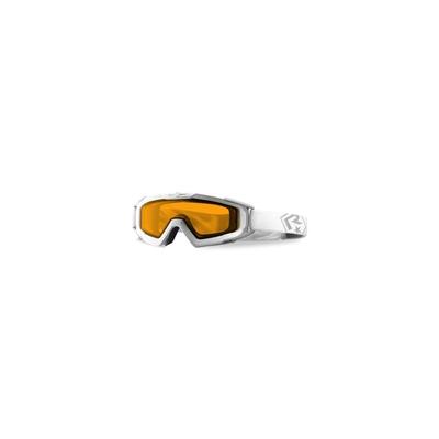 Revision Snowhawk Basic Goggle System w/ Vermillion High-Contrast Lens White Frame 4-0100-0013
