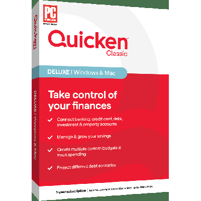 Quicken Deluxe for Mac Personal Finance Software