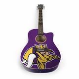 Woodrow Minnesota Vikings Acoustic Guitar