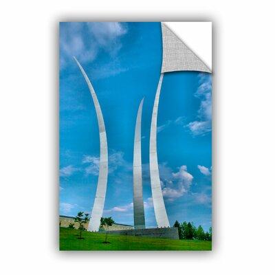 ArtWall ArtApeelz Air Force Memorial - Photographic Print on Acrylic Plastic/Acrylic in White | 24 H x 36 W x 0.1 D in | Wayfair 0ain001a2436p
