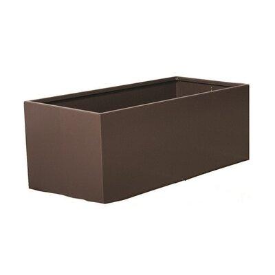 Latitude Run® Rhoton Rectangular Metal Planter Box Metal in Black, Size 30.0 H x 48.0 W x 24.0 D in | Wayfair LTTN2791 44288514