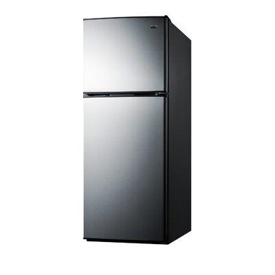 Summit Appliance 7.1 cu. ft. Freestanding Mini Fridge w/ Freezer Stainless Steel in Black/Gray | 56.63 H x 21.5 W x 21.75 D in | Wayfair CP972SS