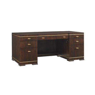 Sligh Bel Aire Executive Desk Wood in Brown, Size 30.0 H x 72.5 W x 34.5 D in | Wayfair 04-307HW-400