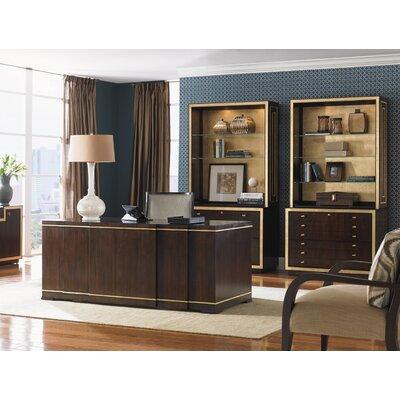Sligh Bel Aire Paramount Executive Desk Wood in Brown | 30 H x 72.5 W x 34.5 D in | Wayfair 307HW-400