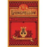 Buyenlarge 'Longfellow the Lansdowne Poets' Vintage Advertisement in Red | 36 H x 24 W x 1.5 D in | Wayfair 0-587-21408-2C2436