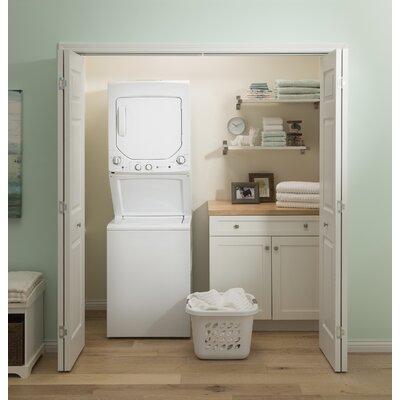 GE Appliances 2.3 Cu. Ft. Top Load Washer & 4.4 Cu. Ft. Electric Laundry Center in White | Wayfair GUD24ESSMWW