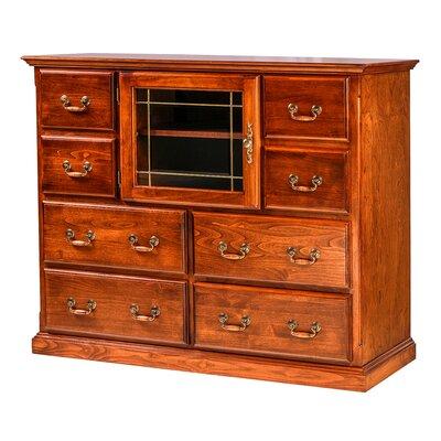 Loon Peak® Mcintosh 8 Drawer 48" W Combo Dresser Wood in Brown | 41 H x 48 W x 18 D in | Wayfair 9C9255D98234418CBD1ACB7B2C57AB04