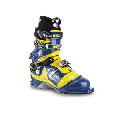 "Scarpa T2 Eco Telemark Boots - Men's True Blue/Acid Green 29.5 12211/501.3-TblAgrn-29.5"