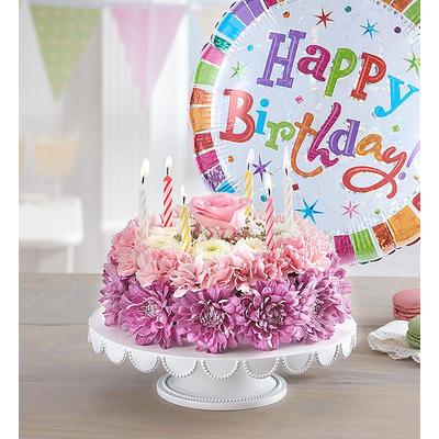 1-800-Flowers Birthday Delivery Cake It Away Small W/ Balloon | Happiness Delivered To Their Door