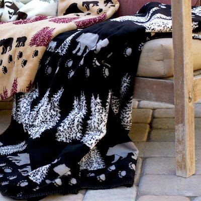 Millwood Pines Fechteler Black Bear Blanket Polyester | 60 W in | Wayfair BDF32EBC232B4451AF0056382C3A7B77