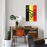 East Urban Home Minimal Movie 'F1 Francorchamps Race Track' Graphic Art Print on Canvas in Black/Gray/Red | 12 H x 8 W x 0.75 D in | Wayfair