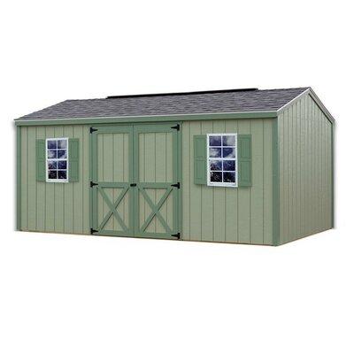 Best Barns Cypress 10 ft. W x 16 ft. D Solid & Manufactured Wood Storage Shed in Brown, Size 96.0 H x 120.0 W x 192.0 D in | Wayfair cypress1016w