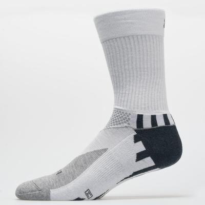 Balega Enduro Crew Socks (Older Version) Socks White/Grey Heather
