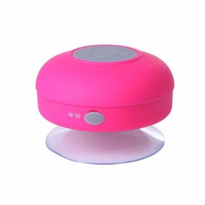 Beauty Acrylic Water Proof Bluetooth Speaker | 2 H x 3.5 W in | Wayfair MS1- Pink